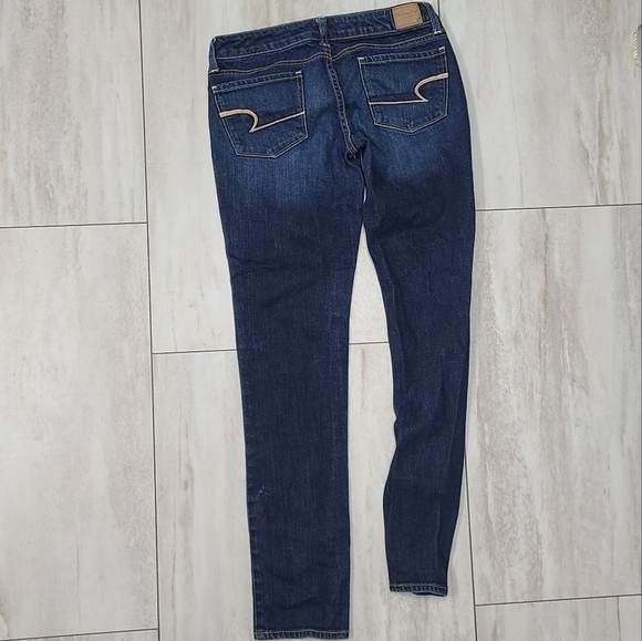 American Eagle Stretch Skinny Jeans Size 2 - Dark Wash - Picture 4 of 6